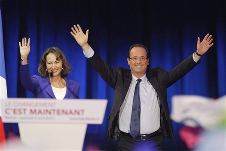 Ségolene Royalová a Francois Hollande