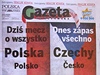 Polsk tisk ped utkn s eskem (Gazeta)