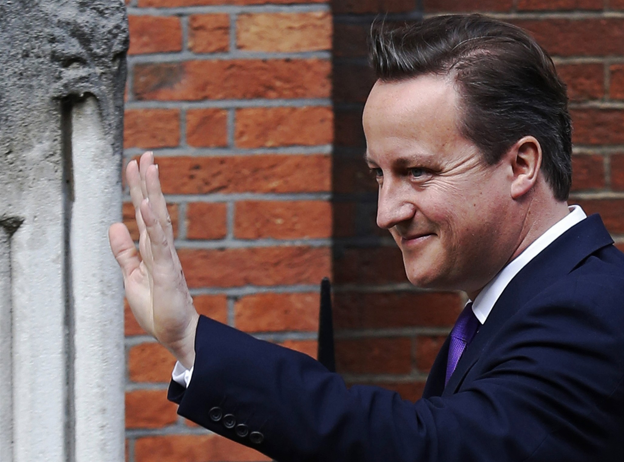 David Cameron, britský premiér a p�edseda Konzervativní strany