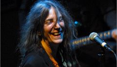 Rockov femme fatale Patti Smith vystoup na festivalu v Trutnov 