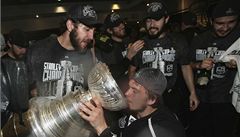 Poprv v historii. Skromn Kings oslavuj Stanley Cup