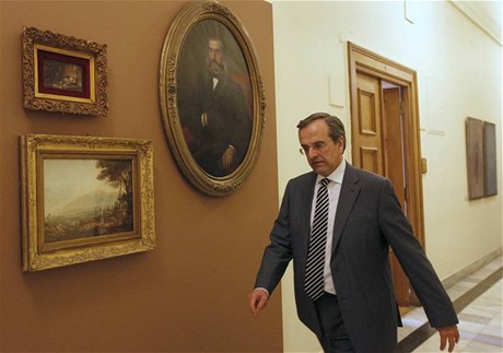 ecký premiér Antonis Samaras