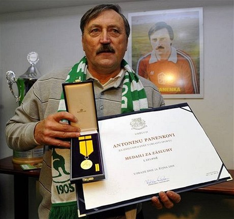 Legendární fotbalista Antonín Panenka