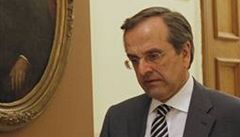 ecký premiér Antonis Samaras