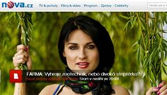 Přešlapy TV Nova: zkopírovaný web a propagace kritiků