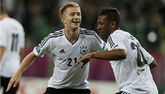 Marco Reus (vlevo) a Jerome Boateng