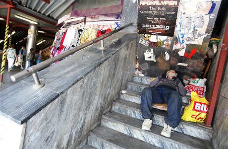 Bezdomovec v Brn