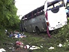 Nehoda autobusu s ruskými poutníky.