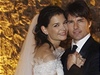 Svatební foto Toma Cruise a Katie Holmes.