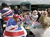 Brittí fanouci pozvbuzují Andy Murrayho