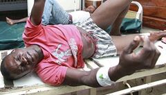 Exploze v Mombase zabila jednoho lovlka a nkolik dalích zranila (24. ervna 2012)