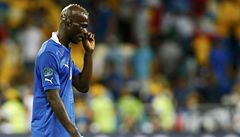 Mario Balotelli smutní