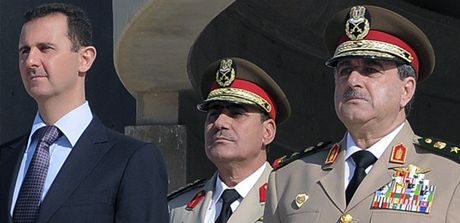 Dáud Radha (vpravo) s Baárem Asadem na snímku z roku 2011