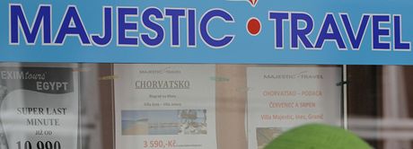 Boskovická cestovní kancelá Majestic Travel se dostala do finanních problém.