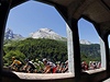 Tour de France pi jízd v Pyrenejích.