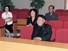 Vdce Severní Koreji ml bhem návtvy ve kolce úsmch od ucha k uchu.