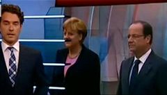 Televize přimalovala Merkelové knírek. Vypadala jako Hitler