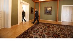 Policejní prezident Petr Lessy zavítal na Pra�ský hrad.