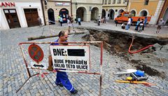 oltysovu ulici eká nezvykle velký úklid