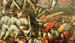 Bitva u Pavie. Detail obrazu neznámého umělce z 1. pol. 16. století, Ashmolean Museum, Oxford | na serveru Lidovky.cz | aktuální zprávy