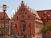 Gotická radnice ve mst Sulzbach-Rosenberg.