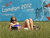 V Hyde parku mohou návtvníci sledovat olympiádu na tyech obích obrazovkách.