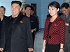 Kim ong-un s manelkou Ri Sol-u. Nedatovaný snímek zveejnila severokorejská agentura KCNA 