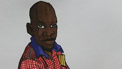 Chlapec ze �koly st. John's Nepomuk v Malongwe.