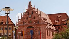 Gotická radnice ve m�st� Sulzbach-Rosenberg.