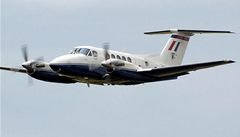 Stroj Beechcraft B200 King Air.