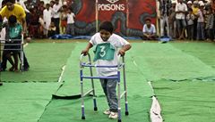 Organizace sdru�ující ob�ti chemické katastrofy uspo�ádaly vlastní olympiádu.