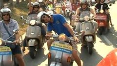 Sraz  motocykl� Vespa