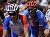 Letní olympijské hry Londýn 2012, Roman Kreuziger (vpravo) na silniním závod cyklist