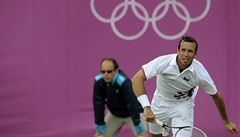 Tenista Radek �t�pánek prohrál utkání proti Nikolaji Davyd�nkovi z Ruska a s olympijskou dvouhrou se lou�il hned po 1. kole