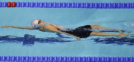 Plavkyn Simona Baumrtová na olympijských hrách v Londýn do finále na 200 metr znak nepostoupila
