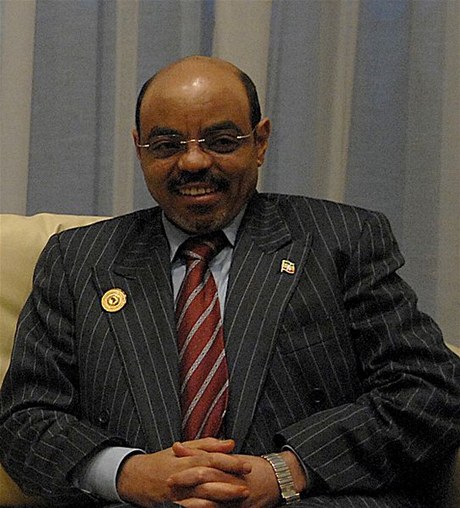 Etiopský premiér Meles Zenawi 