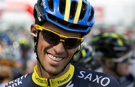 Španělský cyklista Alberto Contador se po vypršení dvouletého trestu za doping vrátil do profesionálního pelotonu