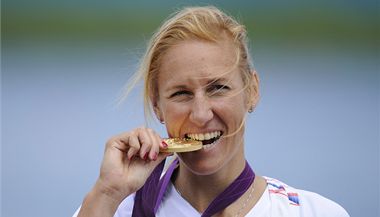 Miroslava Knapková se zlatou medailí