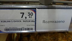 Rozmrazené koblihy z pra�ského Tesca.