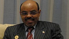 Etiopský premiér Meles Zenawi 