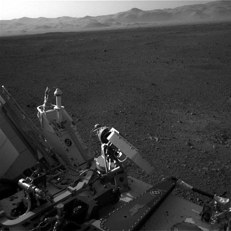 Pohled na povrch Marsu