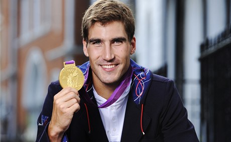 David Svoboda se zlatou medailí z Londýna.