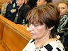 Vdova Olga Rotreklová u soudu.