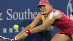 Kerberová p�i utkání s Kvitovou