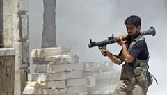 Syrský povstalec v Aleppu