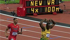 Bolt má třetí zlato, se štafetou překonal světový rekord