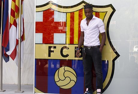 Nová kamerunská posila fotbalist Barcelony Alex Song z Arsenalu 