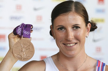 Běžkyně Zuzana Hejnová, bronzová medailistka z olympijských her v Londýně