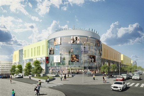 Vizualize obchodního centra Corso, který má vzniknout v Plzni na míst zbourbaného Domu kultury Inwest