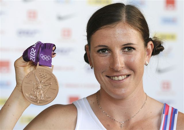 Bkyn Zuzana Hejnová, bronzová medailistka z olympijských her v Londýn